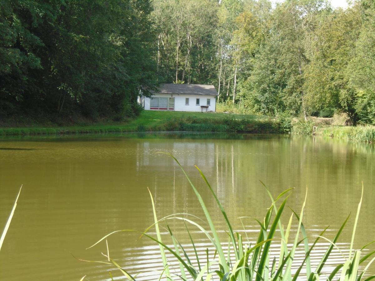 Deux Etangs Poissonneux Au Milieu Des Bois Avec Gite Moderne, La Halte Des Deux Lacs Rosée Exterior photo