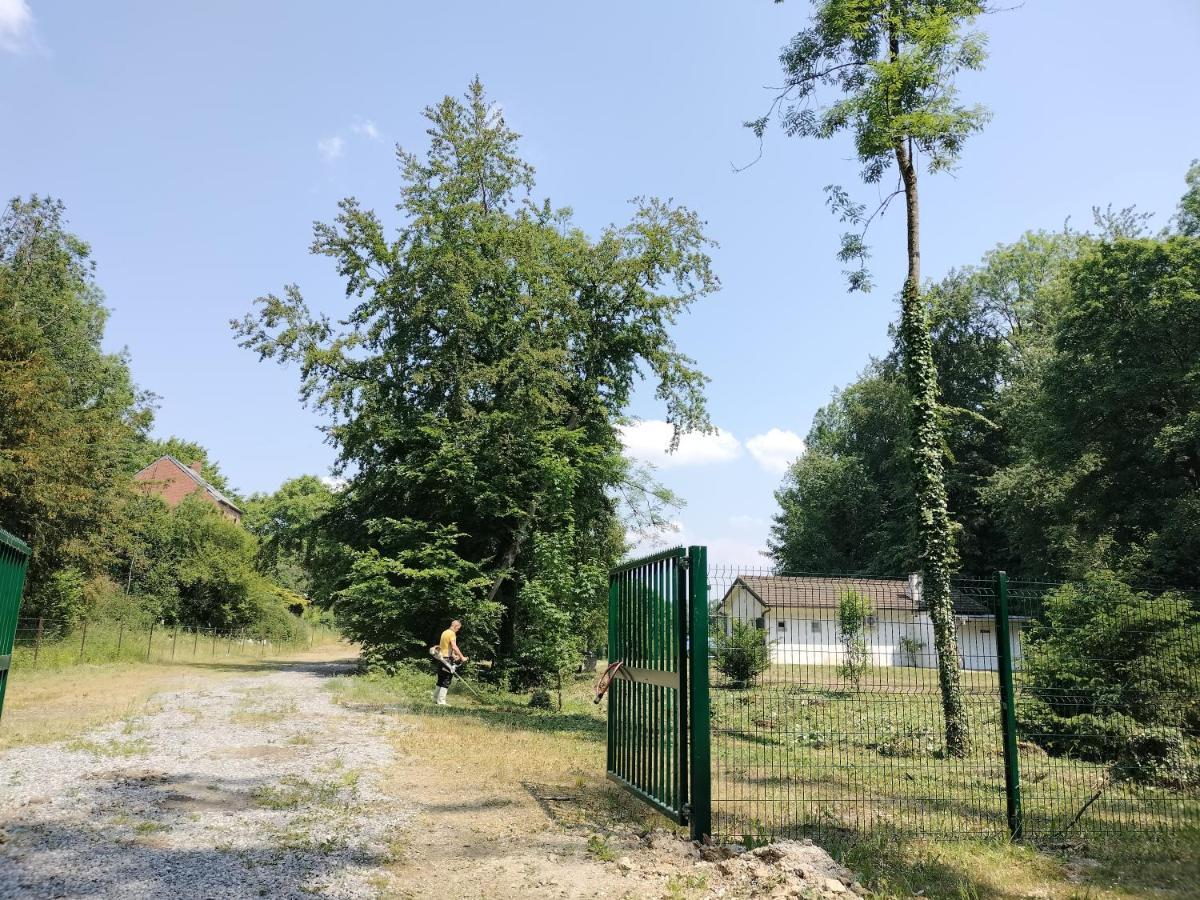 Deux Etangs Poissonneux Au Milieu Des Bois Avec Gite Moderne, La Halte Des Deux Lacs Rosée Exterior photo
