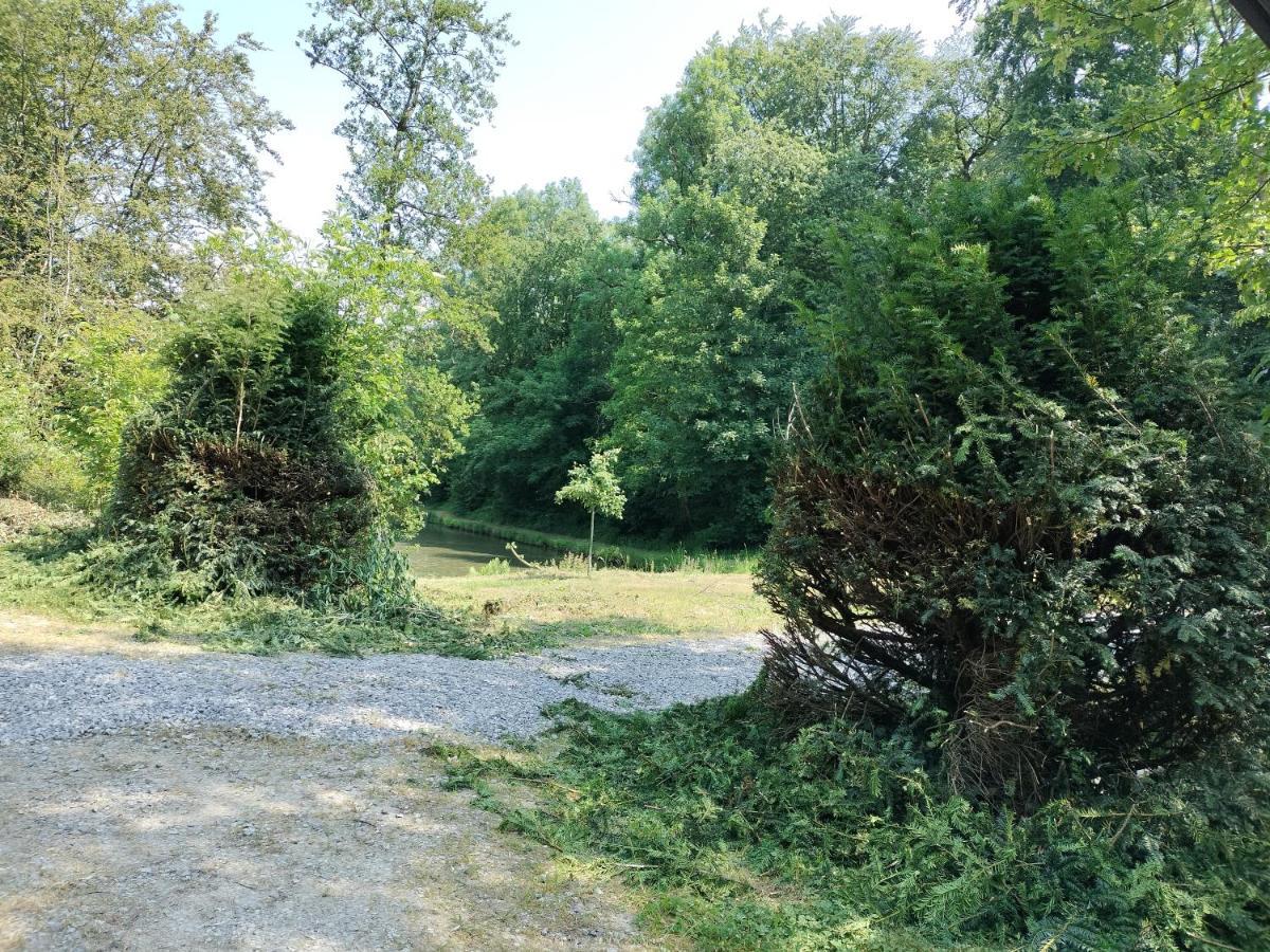 Deux Etangs Poissonneux Au Milieu Des Bois Avec Gite Moderne, La Halte Des Deux Lacs Rosée Exterior photo